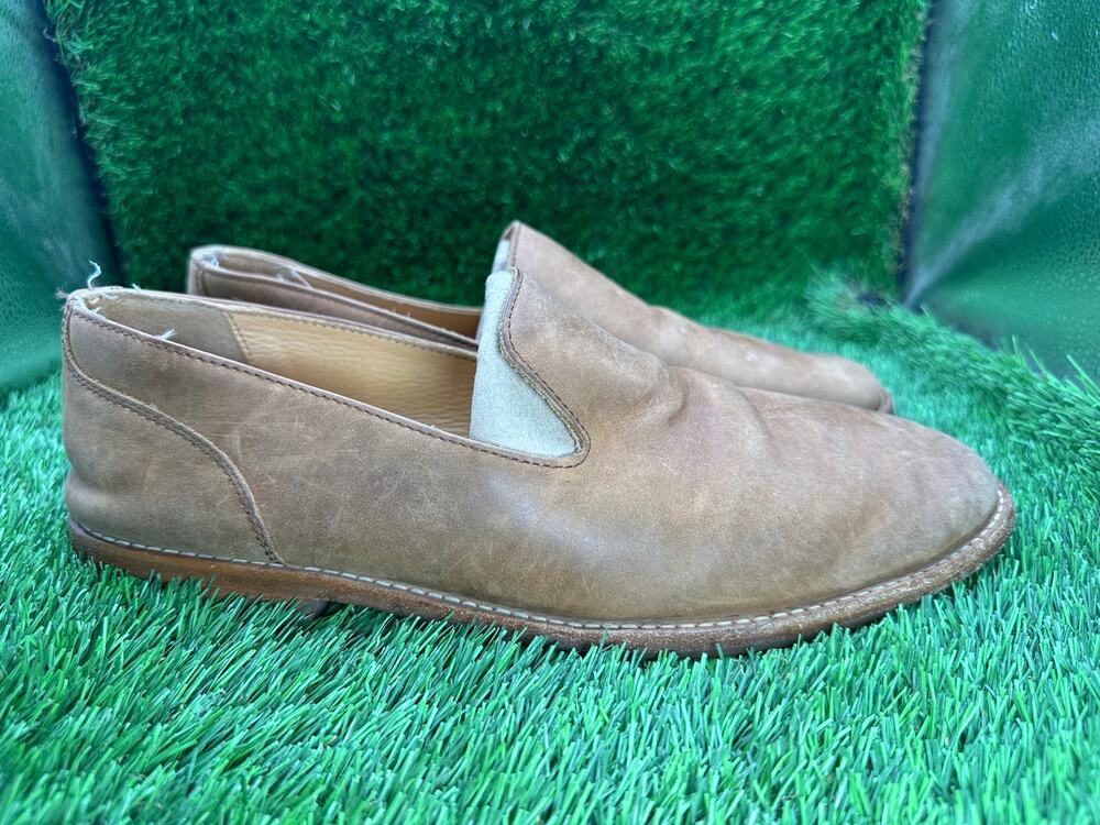 Tecovas Monterrey Loafer Shoes Men's 10D Brown Leather Business Preppy Slip-On